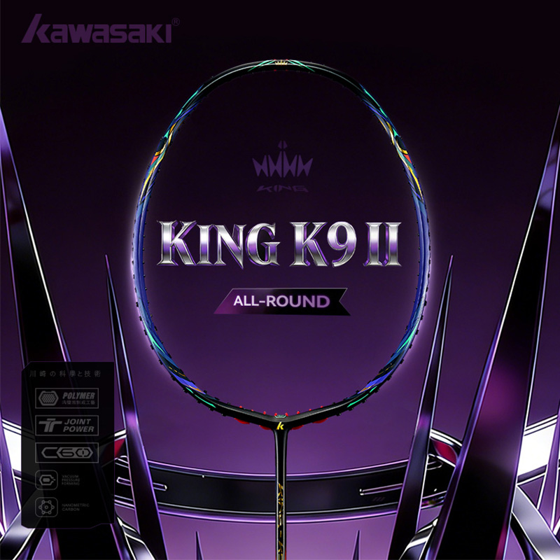 Badminton Bwf - Kawasaki KING K9 4U ไม้แบดมินตัน Professional