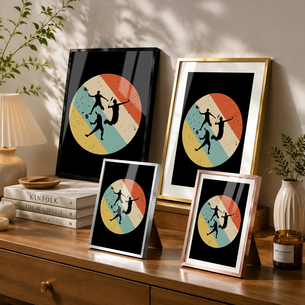 โปสเตอร์โลหะย้อนยุคของนักแบดมิ - Badminton Photo บทวิจารณ์และราคา