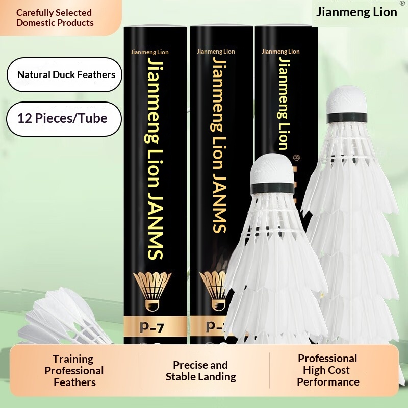 ลูกแบดมินตันขนห่าน Lion 12 แพ็ - Badminton Bwf บทวิจารณ์และราคา