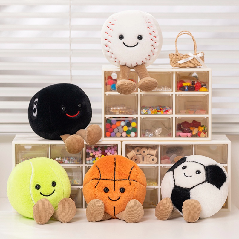 10 ซม.น่ารักบาสเกตบอลฟุตบอลเทน - Badminton Tv บทวิจารณ์และราคา