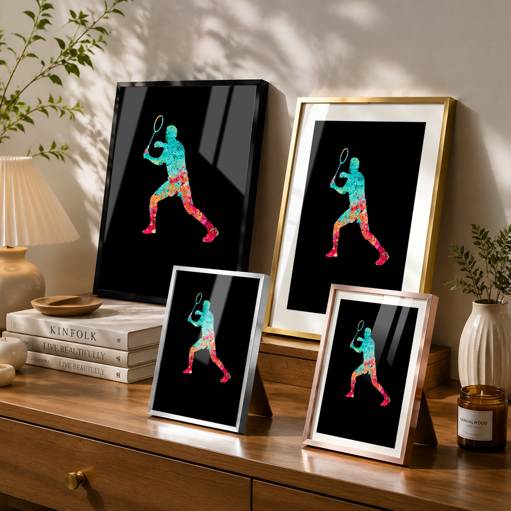 โปสเตอร์แบดมินตันสีสันสดใส กรอ - Badminton Photo บทวิจารณ์และราคา