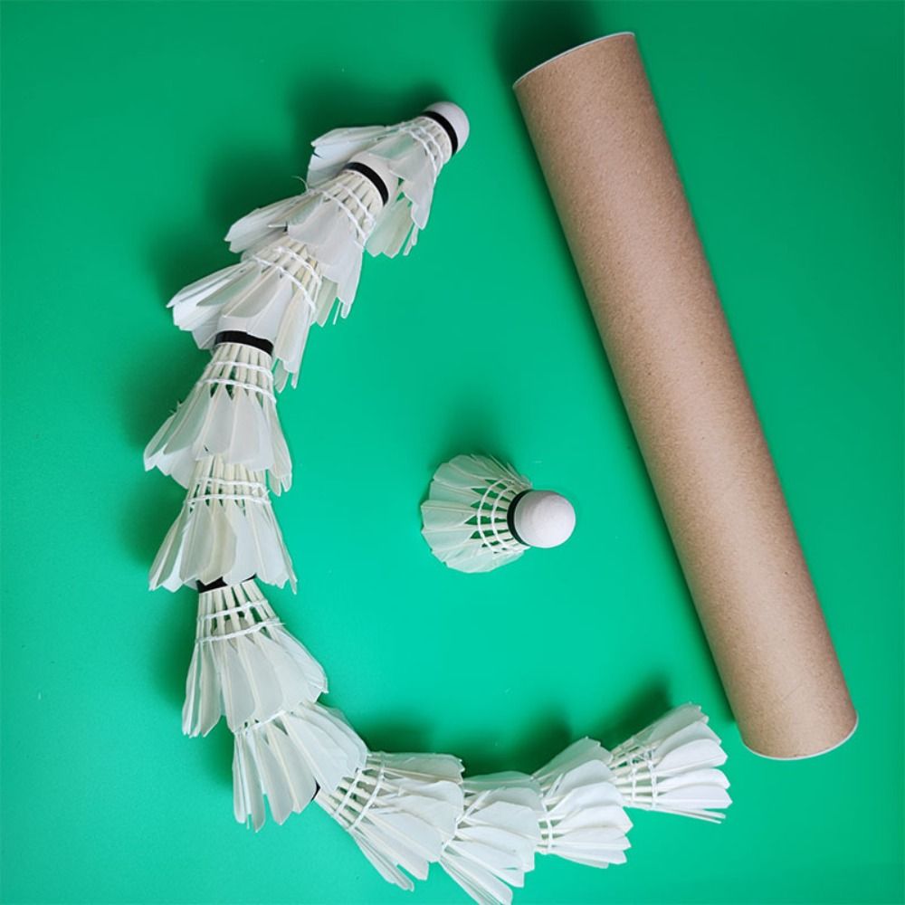 3/6/12 ชิ้น ลูกแบดมินตันสีขาวใ - Badminton Bwf บทวิจารณ์และราคา